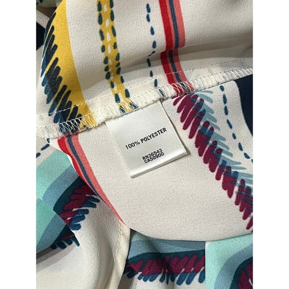 Van Heusen striped sleeveless professional blouse top SIZE XL - Picture 6 of 6